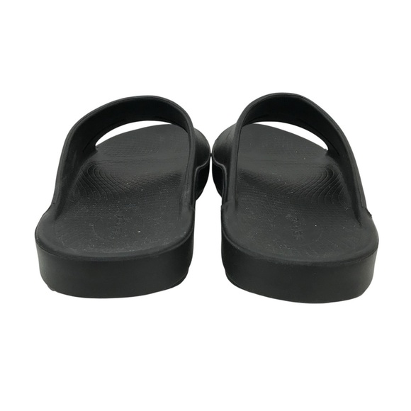 OOFOS Ooahh Slide Sandals Black Recovery Comfort Shoe Men's 12 - Picture 4 of 6